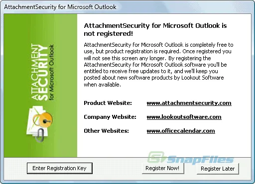 Attachment Security for Outlook Zrzut ekranu 2