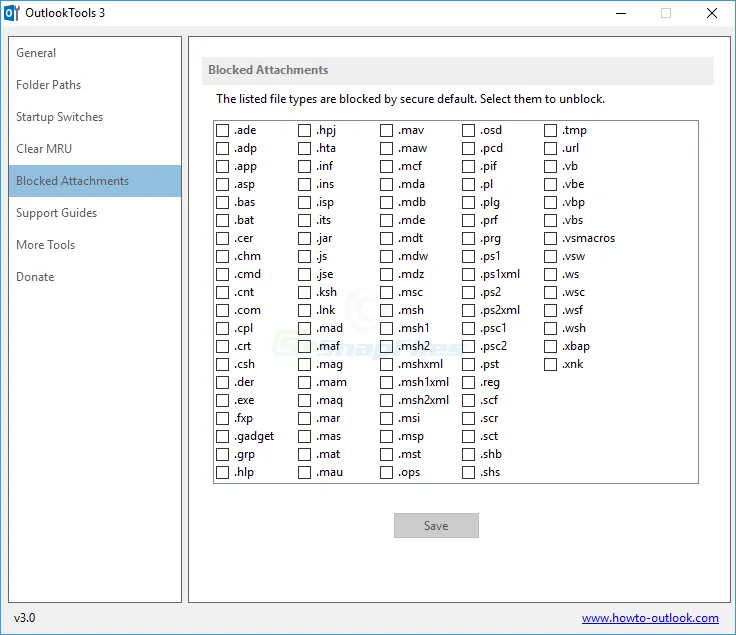 OutlookTools Zrzut ekranu 2