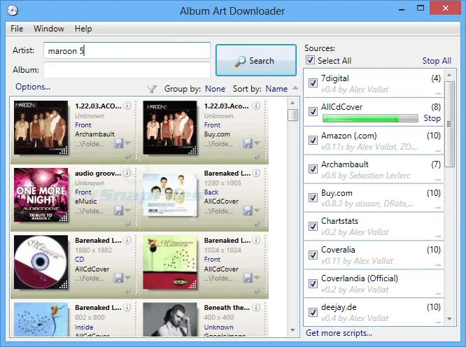 Album Art Downloader XUI Zrzut ekranu 1