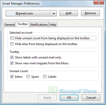 Gmail Manager Zrzut ekranu 2