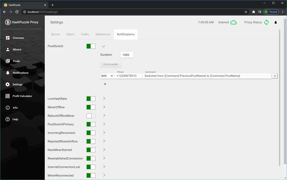 HashPuzzle Proxy Zrzut ekranu 2