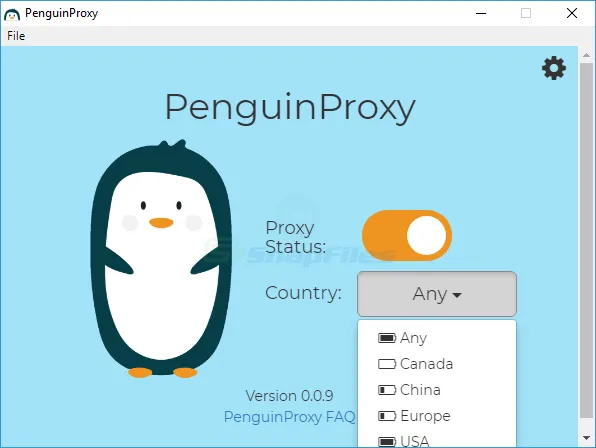 PenguinProxy Zrzut ekranu 1