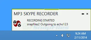 MP3 Skype Recorder Zrzut ekranu 2