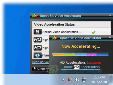 SPEEDbit Video Accelerator Zrzut ekranu 2