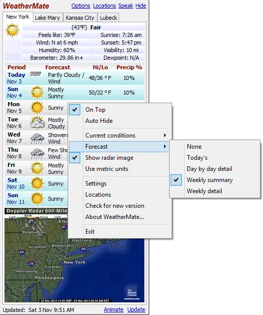 WeatherMate Zrzut ekranu 2