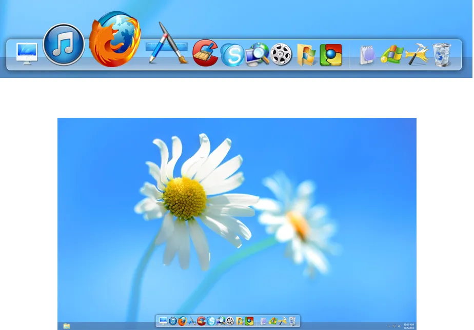 RocketDock Zrzut ekranu 1