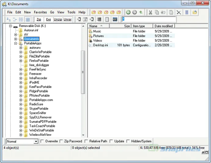 A43 File Management Utility Zrzut ekranu 1