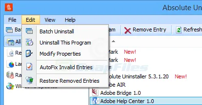 Absolute Uninstaller Zrzut ekranu 2