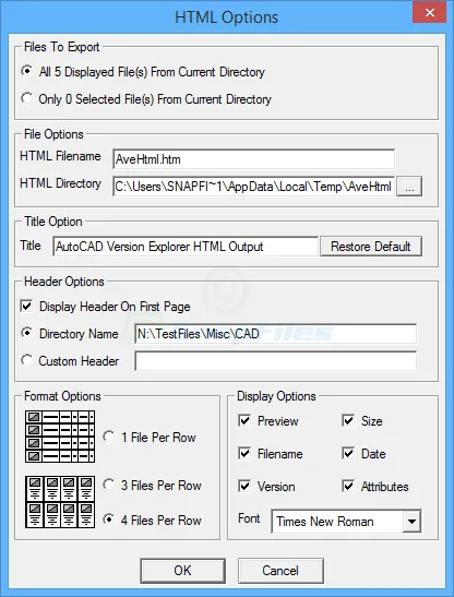 AutoCAD Version Explorer Zrzut ekranu 2