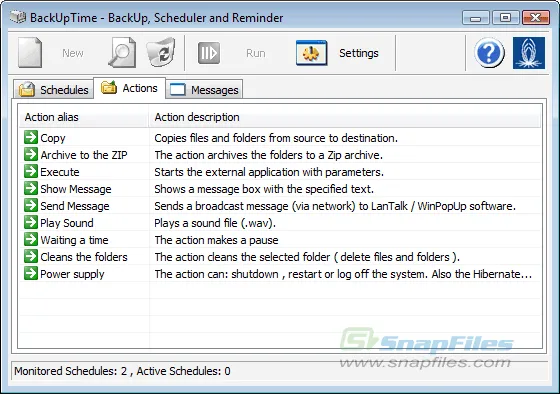 BackUpTime Zrzut ekranu 1