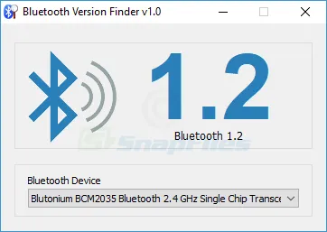 Bluetooth Version Finder Zrzut ekranu 1