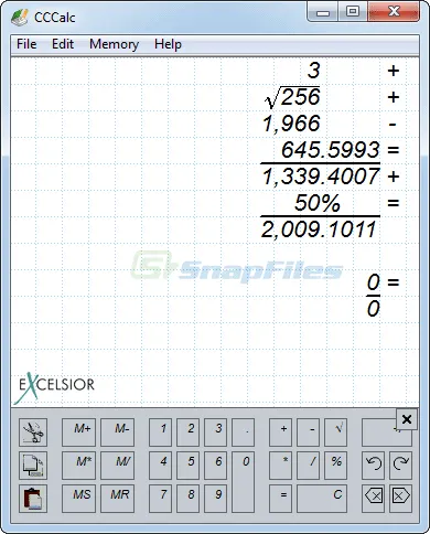 CCCalc Zrzut ekranu 1