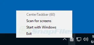 CenterTaskbar Zrzut ekranu 2