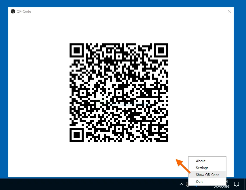 Clipboard to QR-Code Zrzut ekranu 2