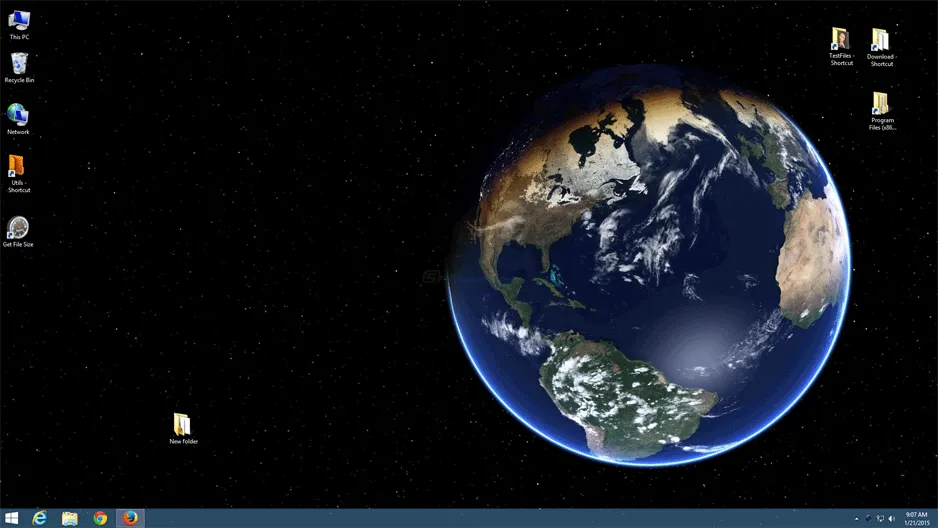 Desktop Earth Zrzut ekranu 1