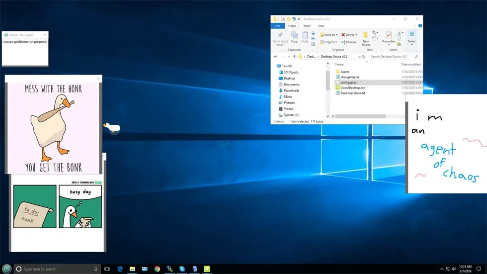 Desktop Goose Zrzut ekranu 2
