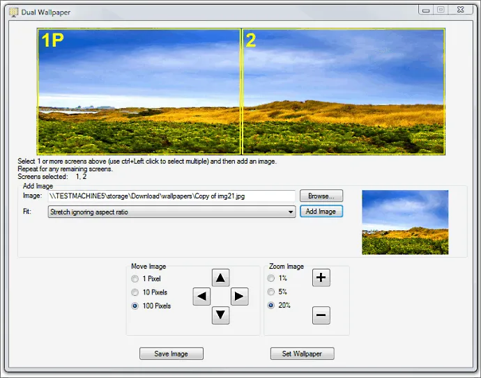 Dual Monitor Tools Zrzut ekranu 2