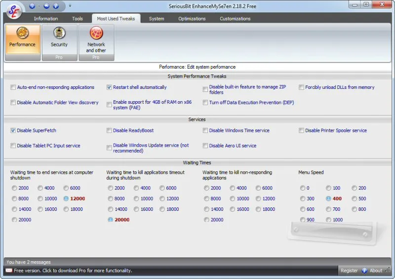 EnhanceMySe7en (Free Version) Zrzut ekranu 2