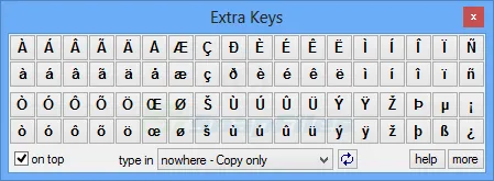 Extra Keys Zrzut ekranu 1