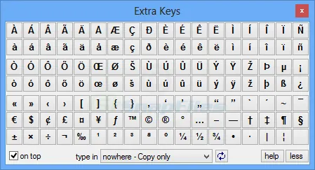 Extra Keys Zrzut ekranu 2