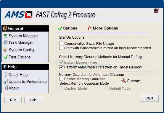 Fast Defrag Standard Zrzut ekranu 2