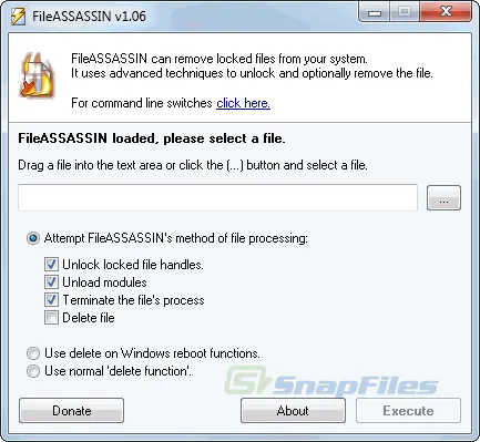 FileASSASSIN Zrzut ekranu 1