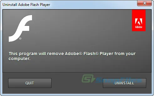 Adobe Flash Player Uninstaller Zrzut ekranu 1