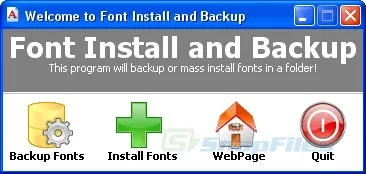 Font Install & Backup Zrzut ekranu 1