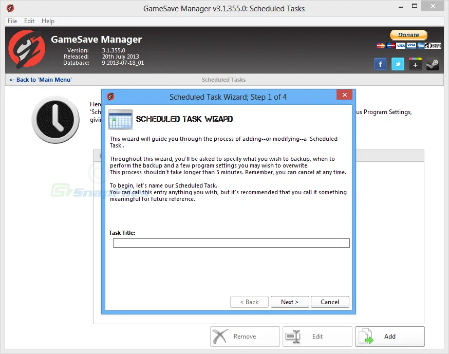 GameSave Manager Zrzut ekranu 2