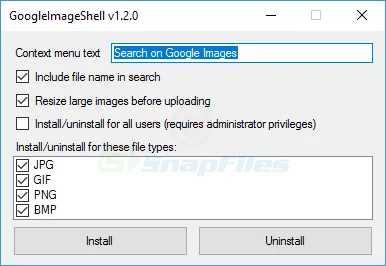 GoogleImageShell Zrzut ekranu 2