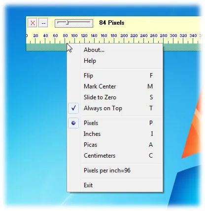 JR Screen Ruler Zrzut ekranu 2