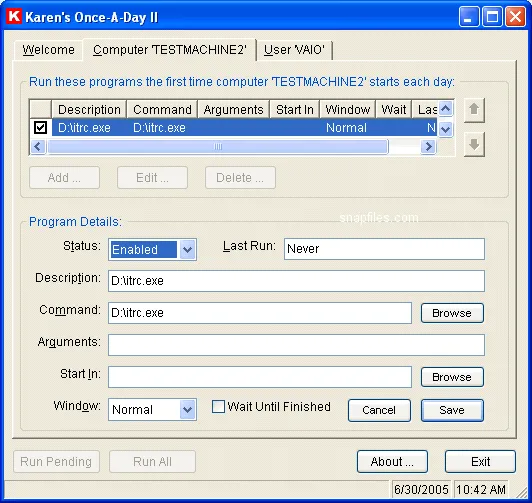 Karen`s Once-A-Day Zrzut ekranu 1