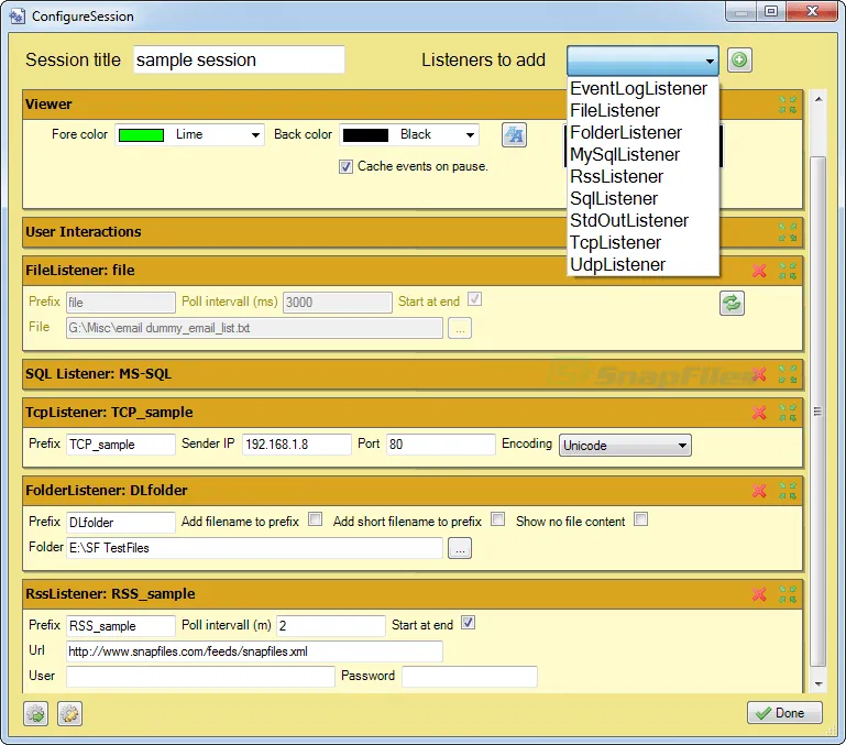 logview4net Zrzut ekranu 2