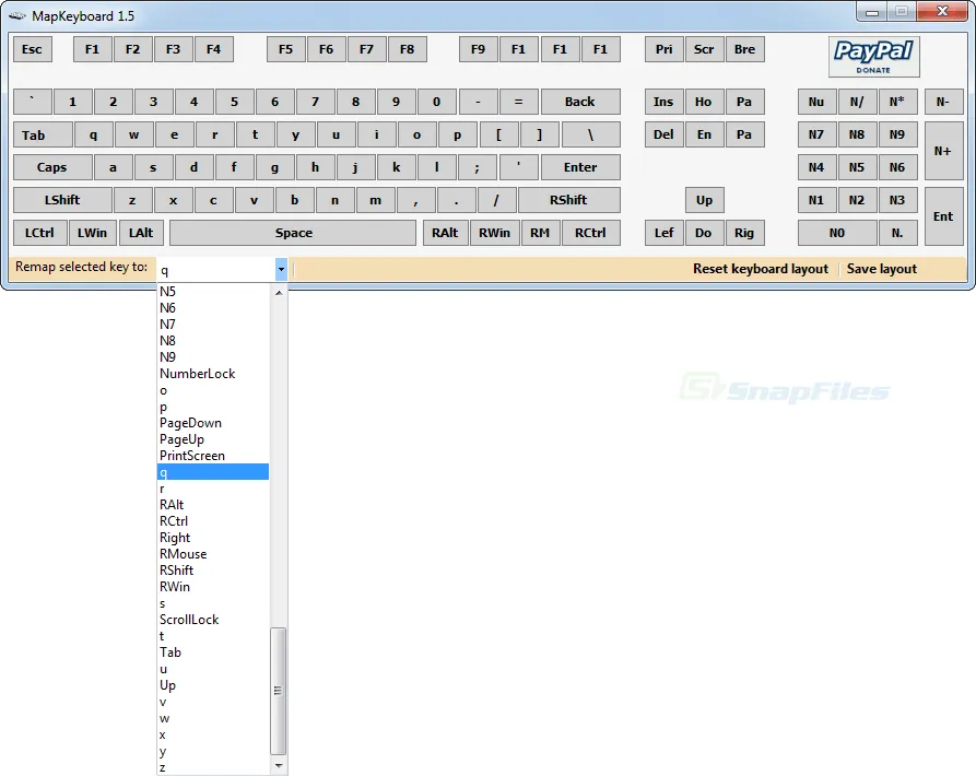 MapKeyboard Zrzut ekranu 1