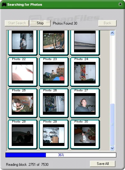 MjM Photo Recovery Zrzut ekranu 2