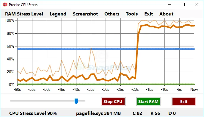 Precise CPU Stress Zrzut ekranu 1