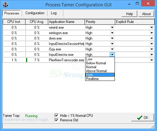 Process Tamer Zrzut ekranu 2