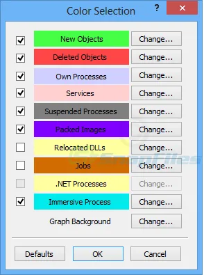 Process Explorer Zrzut ekranu 2