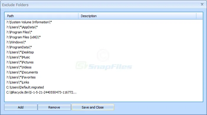 Puran Delete Empty Folders Zrzut ekranu 2