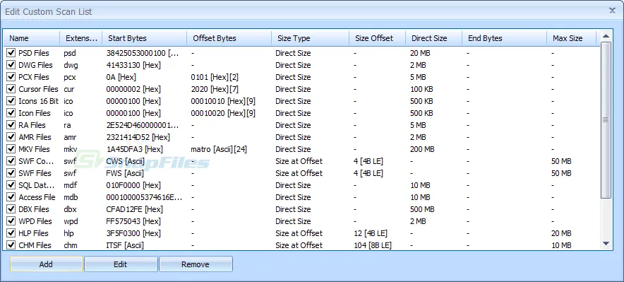 Puran File Recovery Zrzut ekranu 2