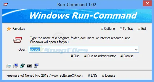 Run-Command Zrzut ekranu 1