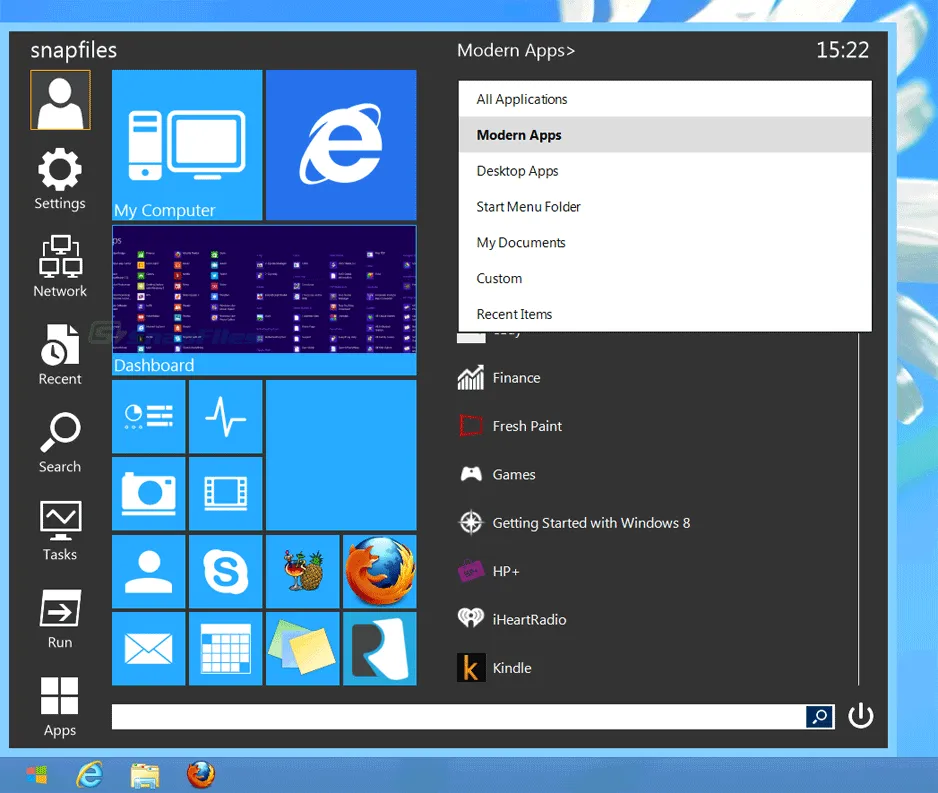 Start Menu Reviver Zrzut ekranu 2