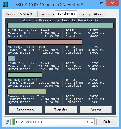 SSD-Z Zrzut ekranu 2