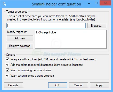 Symlink Helper Zrzut ekranu 2
