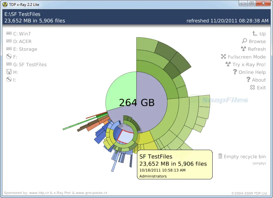 TDP x-Ray Lite Zrzut ekranu 1