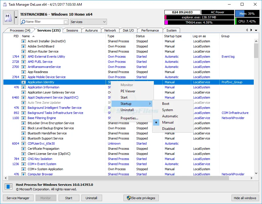 MiTeC Task Manager DeLuxe Zrzut ekranu 2