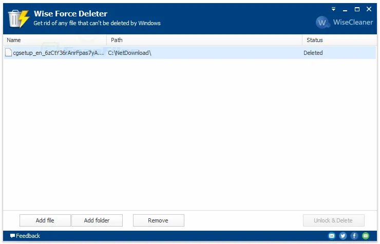 Wise Force Deleter Zrzut ekranu 2