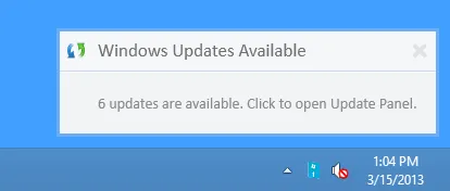 Windows Update Notifier Zrzut ekranu 2