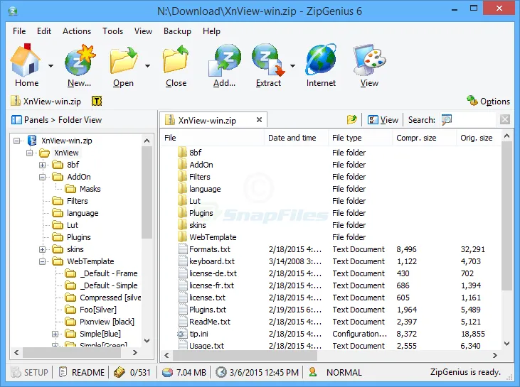 ZipGenius Zrzut ekranu 2